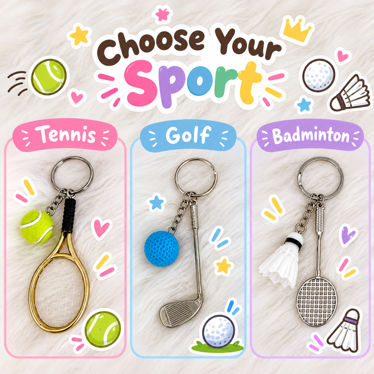 🎾Tennis / ⛳️Golf / 🏸Badminton
